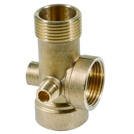 З'єднувач п'яти вивідний 80мм 1”М×1”F×1”F×1/4”Mx1/4”F AQUATICA (779598), фото 1