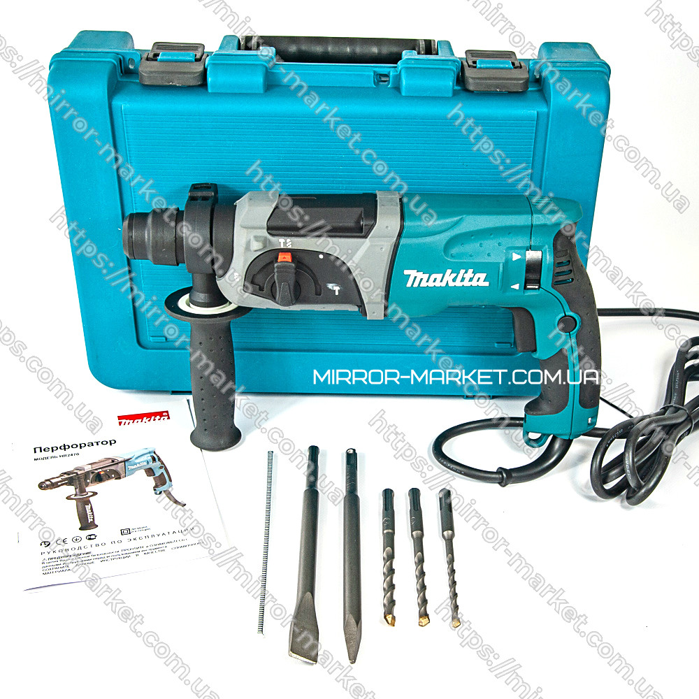 Перфоратор Makita HR2470F. Професійний перфоратор Макіта. ГАРАНТІЯ 12 місяців!
