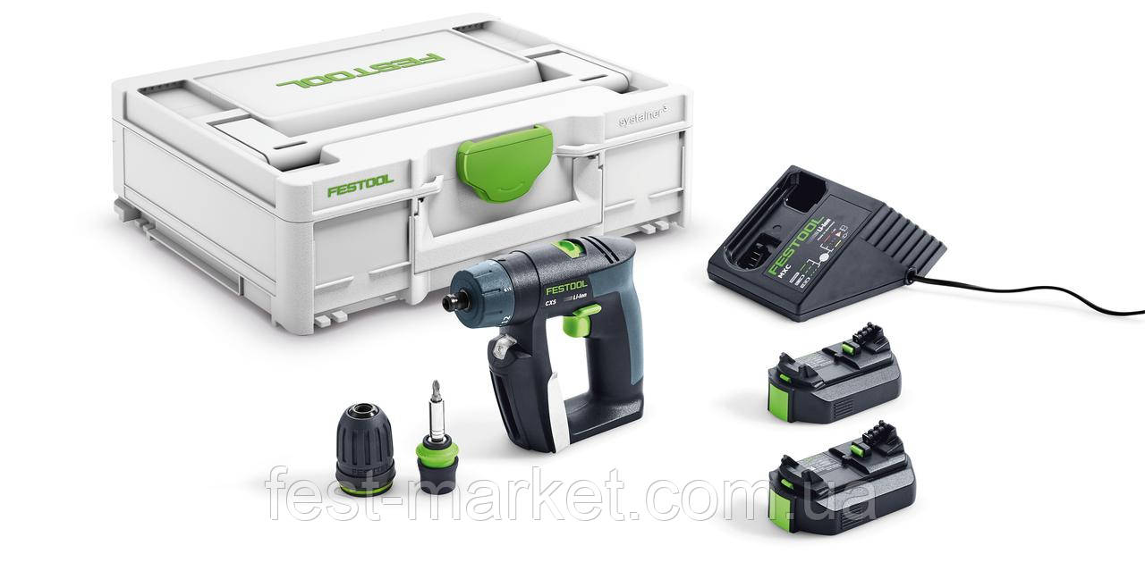 Акумуляторна дриль-шуруповерт CXS Li 2,6-Plus Festool 576092