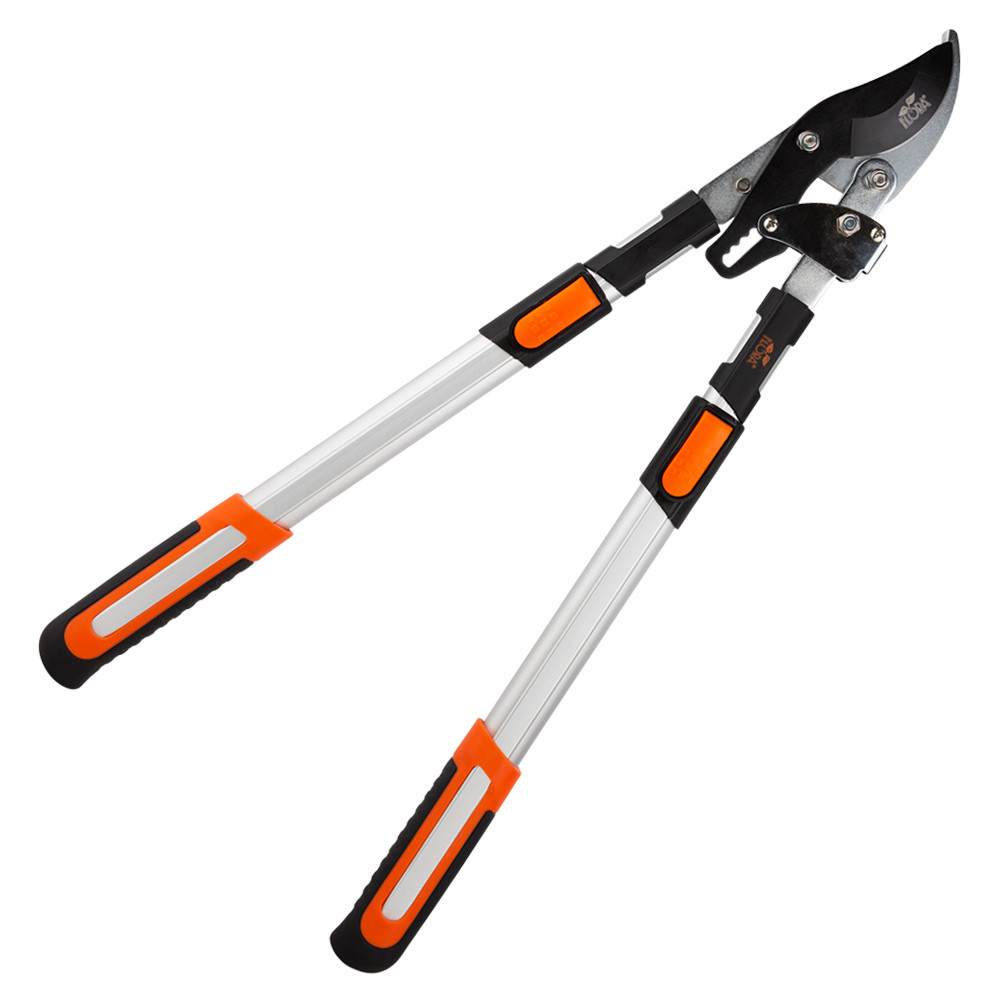 Гілкоріз площинний телескопічний храпових алюмінієві рукоятки 700-874мм FLORA (5022374)