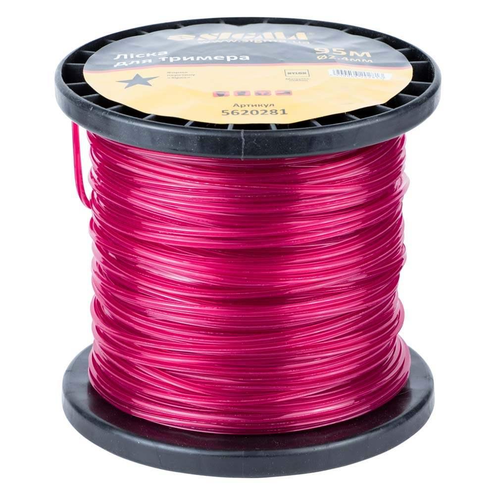 Ліска для тримера зірка Ø2.4мм 95м котушка Sigma (5620281)