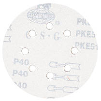 Шліфувальний круг 8 отворів Ø125мм P40 (10шт) SIGMA (9122631), фото 3