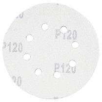 Шліфувальний круг 8 отворів Ø125мм P120 (10шт) SIGMA (9122671), фото 3