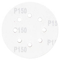 Шліфувальний круг 8 отворів Ø125мм P150 (10шт) SIGMA (9122681), фото 3