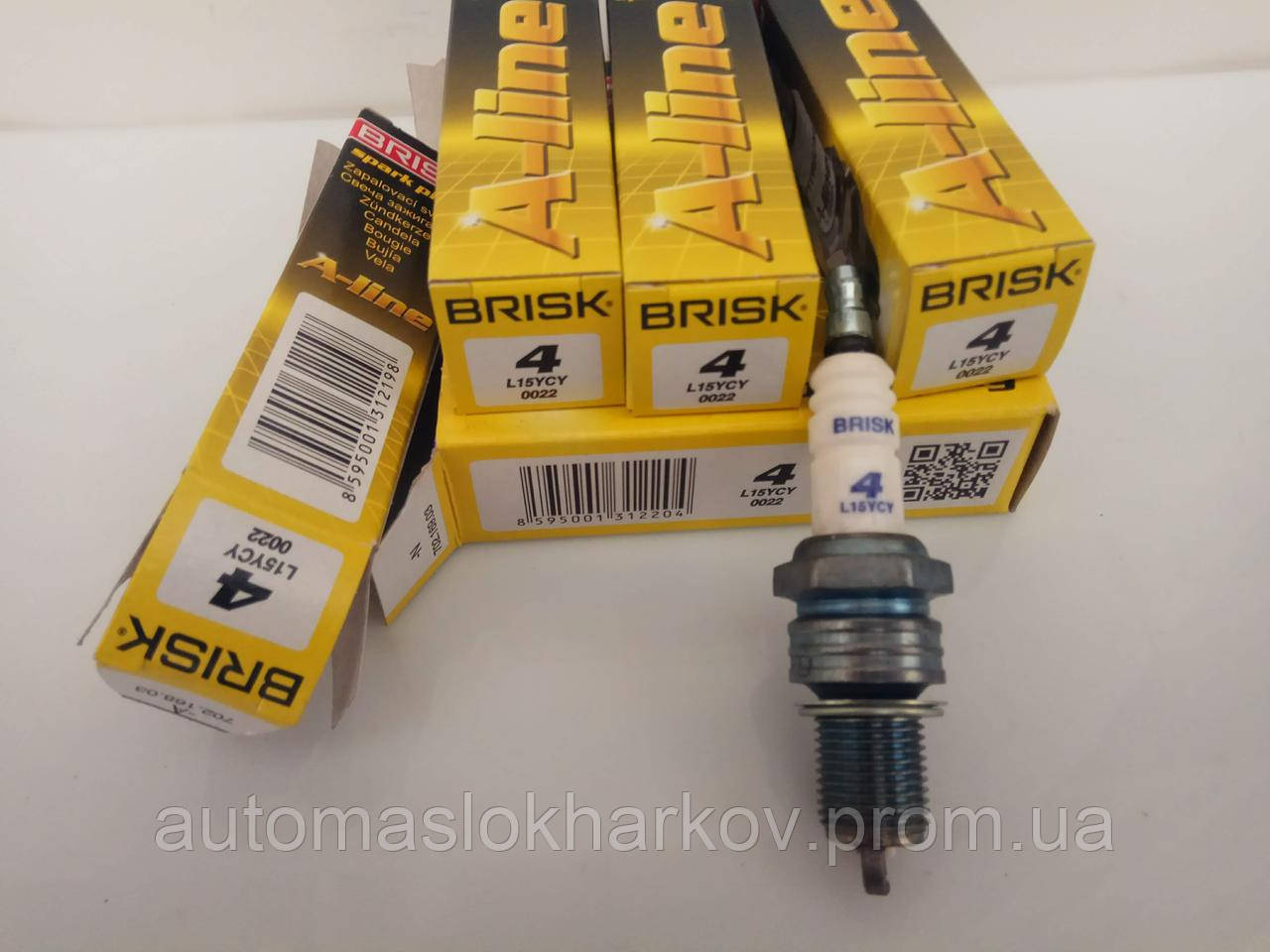 Свічка запалювання BRISK A-Line №4 L15YCY, Чехія ВАЗ 2101-2107 ...