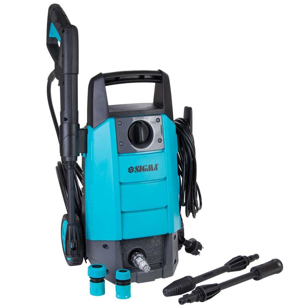 Мийка високого тиску 1500Вт max 110bar 6 л/хв+турбонасадка SIGMA (5342051)