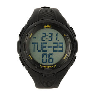 M-Tac годинник тактичний із крокомір чорним