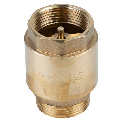 Клапан зворотний M1 1/4"×F1 1/4" (латунь) euro 510г AQUATICA (779657), фото 1
