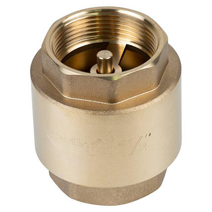 Клапан зворотний F1 1/2"×F1 1/2" (латунь) euro 640г AQUATICA (779658), фото 1