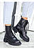 Черевики чоботи жіночі демісезонні шкіряні берци чорні, жіночі демісезонні чоботи черевики від виробника, фото 2