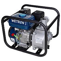 Мотопомпа 7.5 л. с. Hmax 28м Qmax 30м3/год (4-х тактний) WETRON (772551), фото 3