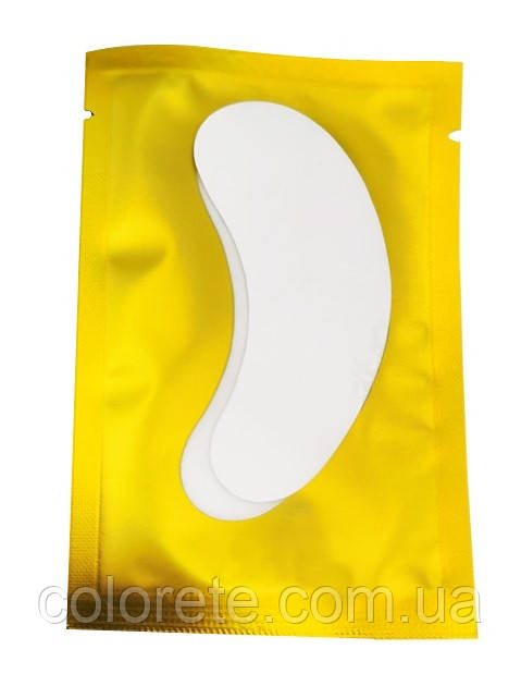 Патчі для нарощування та ламінування вій гелеві Eye Gel Patches Yellow