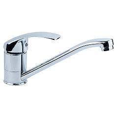 Змішувач латунь s04 Ø40 для кухні гусак прямий 250мм на шпильці TAU SD-2B243C (9804130)