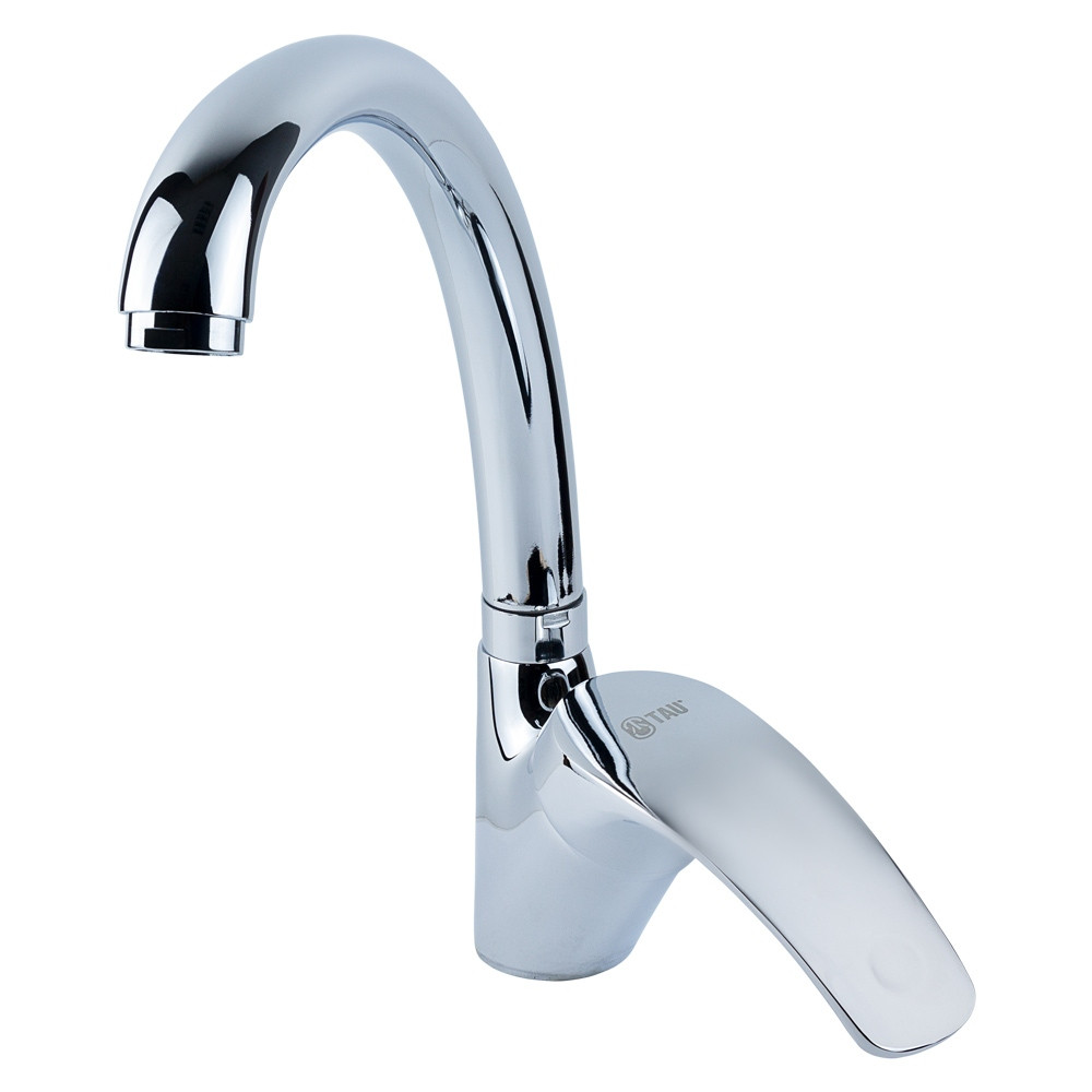 Змішувач латунь SD Ø40 для кухні гусак вухо лат. шток на гайці TAU SD-4B443C (9804140)