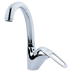 Змішувач латунь s10 Ø40 для кухні гусак вухо лат. шток на гайці TAU SF-4B439C (9810100)