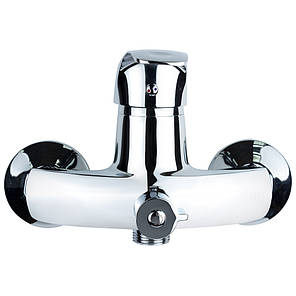 Змішувач SL Ø40 для ванни гусак прямий 350мм дивертор вбудований картріджний TAU (SL-2C243C), фото 2