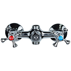 Змішувач VN 1/2" для ванни гусак прямий 350мм дивертор вбудований картріджний TAU (VN-2C260C), фото 2