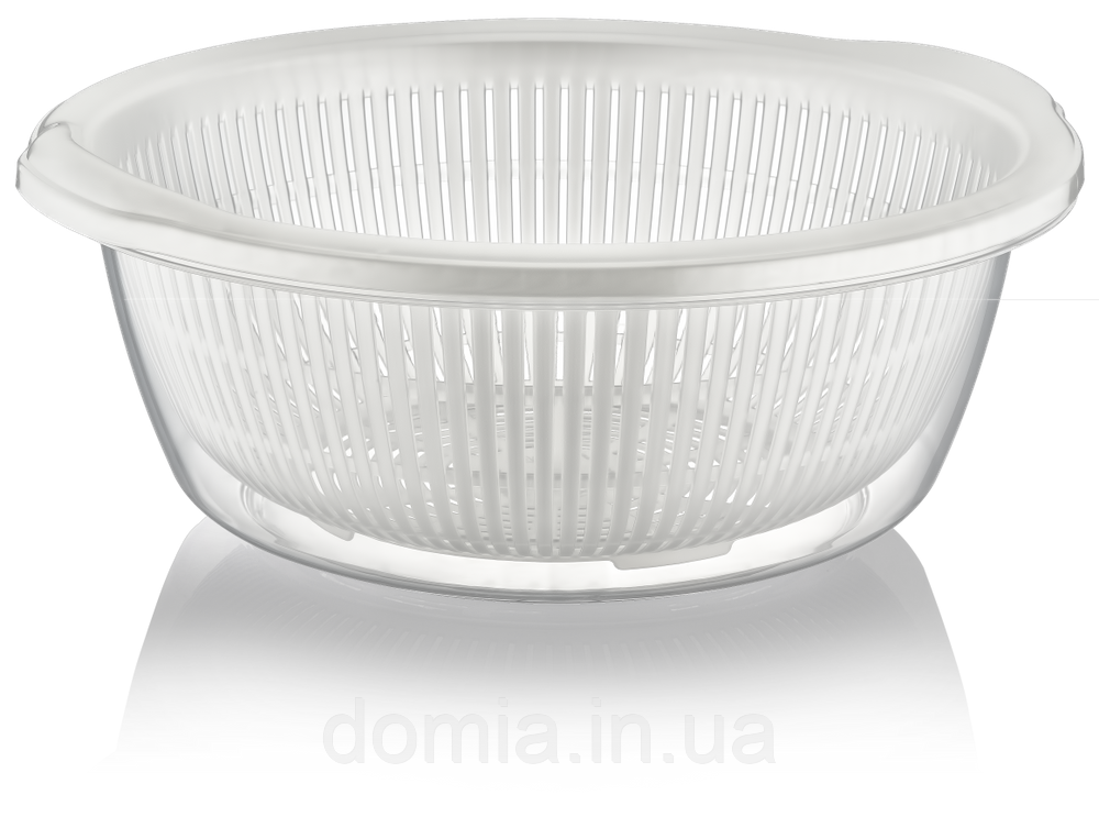 Друшляк круглий з мискою DUNYA PLASTIK ТУРЕЧЧИНА (ø 29,3 x 11,6 СМ) 7 л. 10212