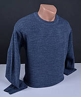 Мужской джемпер большого размера | Мужской свитер Vip Stendo джинсовый Турция 9105 Б