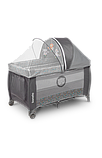 Ліжечко-манеж Lionelo SVEN PLUS  GREY SCANDI, фото 2