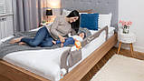 Захисний бортик для кровати Lionelo EVA GREY melange, фото 6