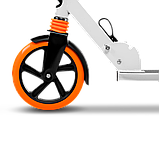 Дитячий самокат Lionelo Luca WHITE ORANGE, фото 6