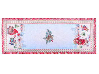 Ранер гобеленовий з люрексом Новорічний 100 х 40 см 716-039