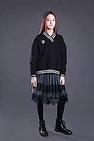 Нарядная школьная юбка для девочки из фатина MONE Украины 1615 Черный 128, Школа