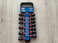 Набір ударних головок LEX LXIS13 ( 1/2": 10-27 мм ), фото 2