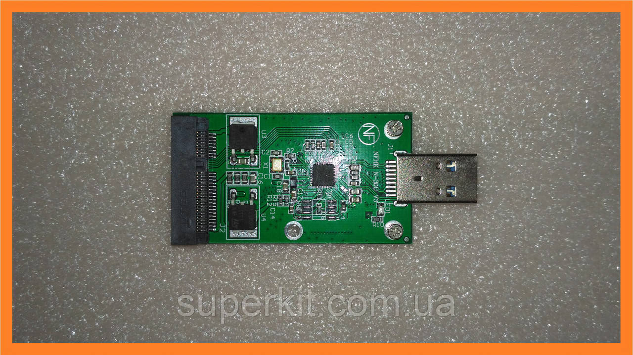 USB 3.0 USB 2.0 перехідник адаптер для mSATA SSD