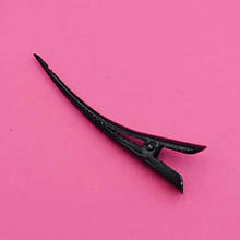 Шпилька для волосся качечка 6 шт. чорний метал 7,5х1 см