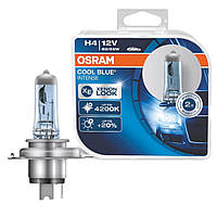 Лампа Н4 12V 60/55 (43) OSRAM Cool Blue I+20% 4200 K (2шт)