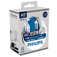 Лампа Н7 12V 55 W PHILIPS WHV +60% 4300K (2шт)