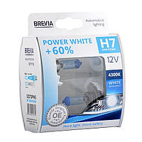 Лампа Н7 12V 55 W BREVIA Power White+60% 4300K