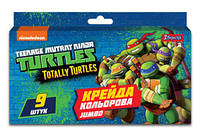 Мел цветной JUMBO, 9 шт. "TMNT"