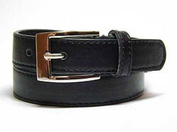 Ремінь дитячий, шкірозамінник, чорний, ширина 27_13_50a2