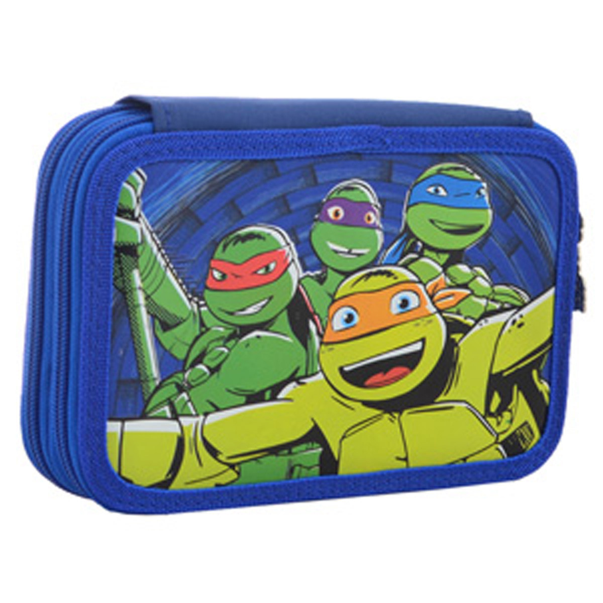 Пенал твердий 1 Вересня подвійний Turtles, 20*13*4.5