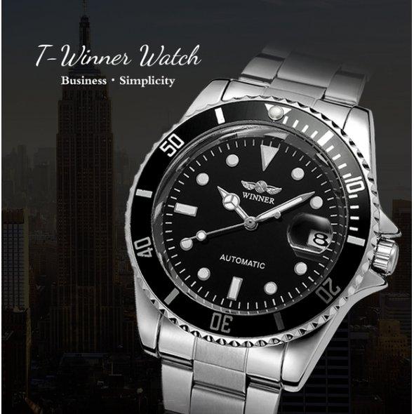 Годинник чоловічий механічний Winner Basel