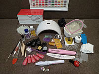 Стартовий набір для манікюру, гель-лаку, нарощування, для нігтів, гель-лак