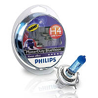 Лампа Н4 24V 75/70 (43) PHILIPS Blue Vision 4000K (2шт)