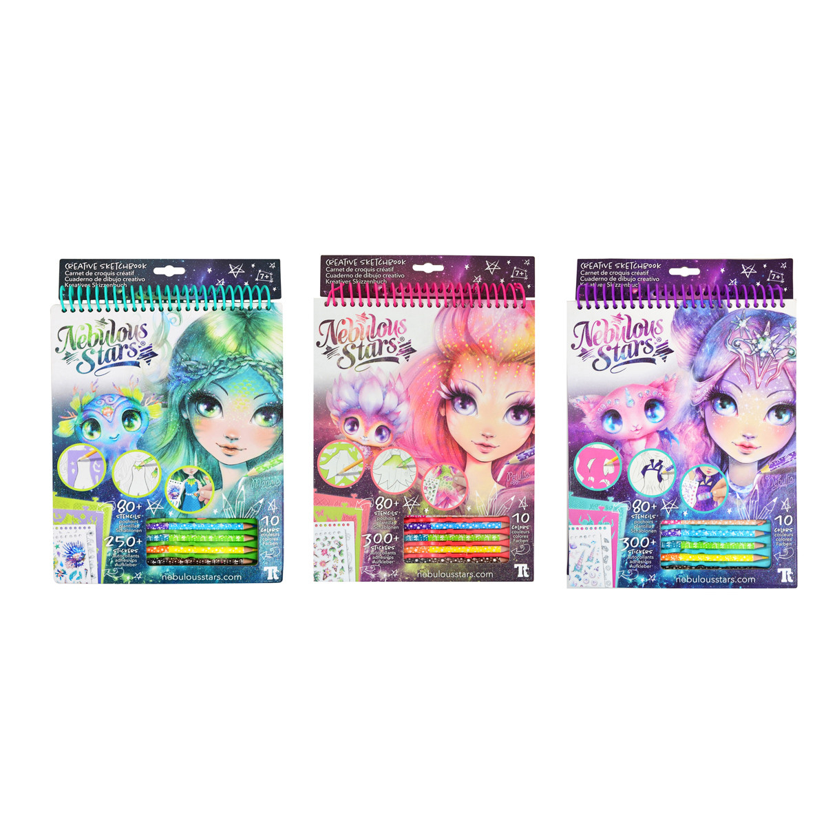 Набір для творчості "Скетчбук креативний" 11100, мікс 3 діз