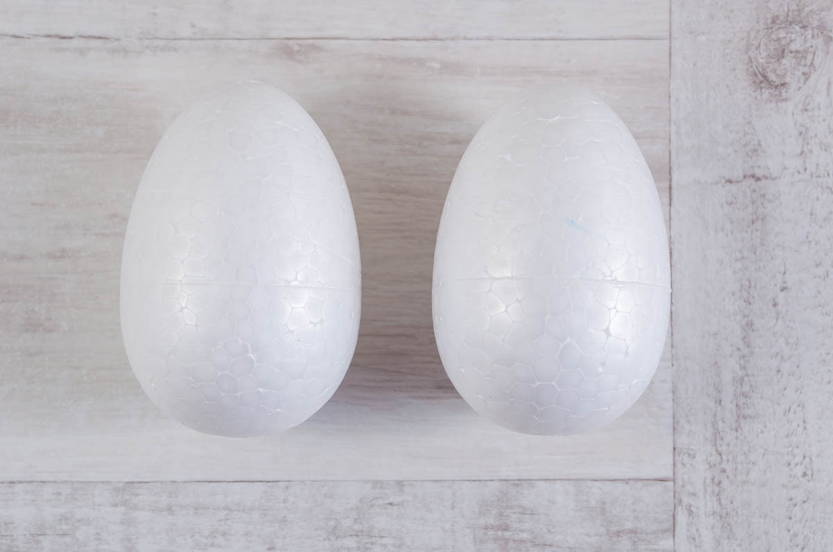 Набір пінопластових фігурок SANTI "Яйце", 2шт/уп., 90mm
