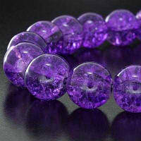 Бусини Біте Скло 4-мм фіолетовий 200 шт УТ0002881