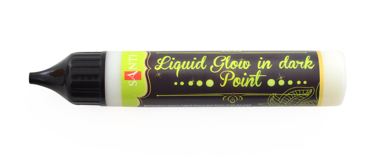 ЗD-гель "Liquid glow in dark Point" блакитний