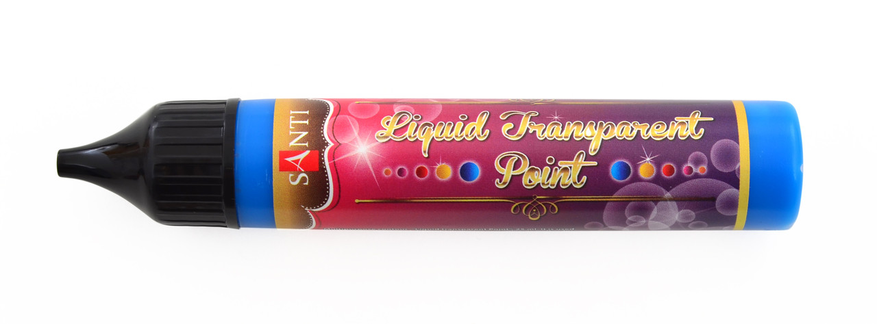 ЗD-гель "Liquid transparent Point" синій