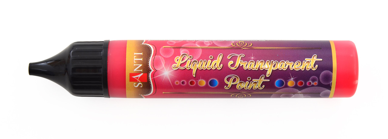 ЗD-гель "Liquid transparent Point" червоний