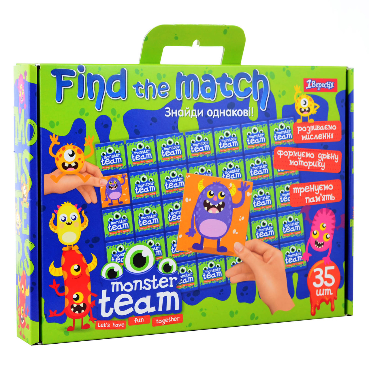 Набір для творчості "Find the match" "Monster team"