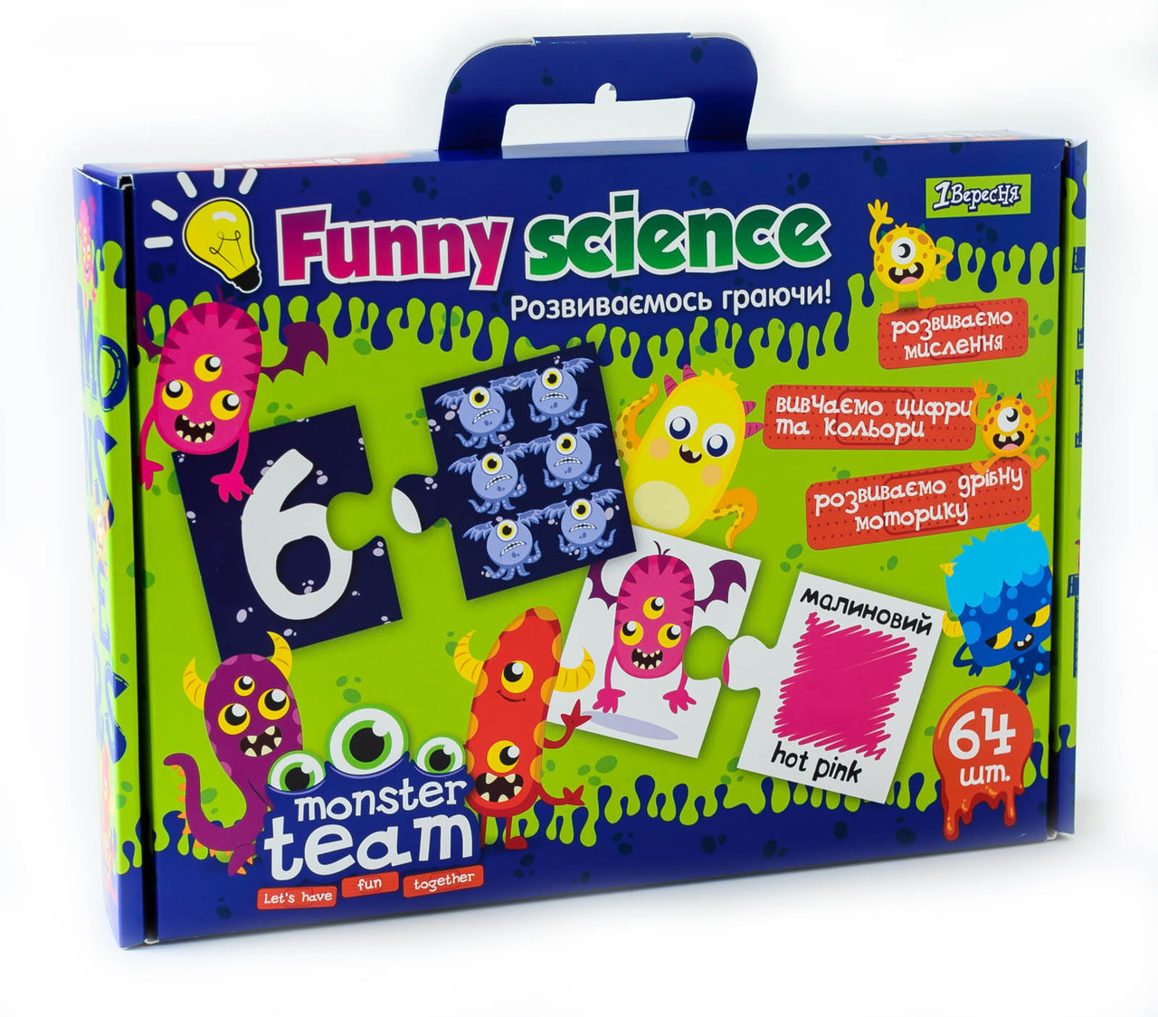 Набір для творчості "Funny science" "Monster team"