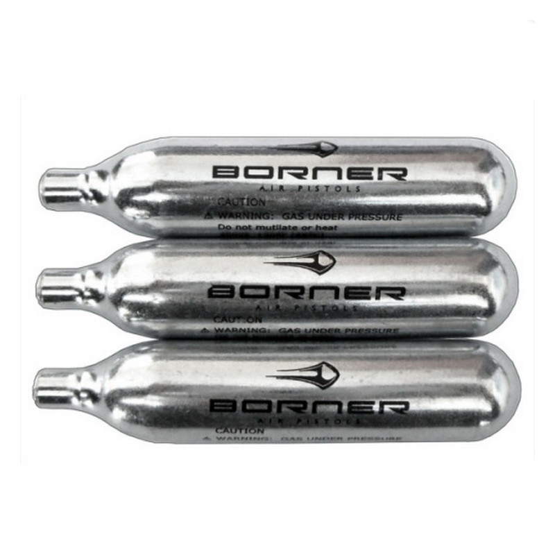 Балончики CO2 12 гр для пневматики, Borner 10 штук