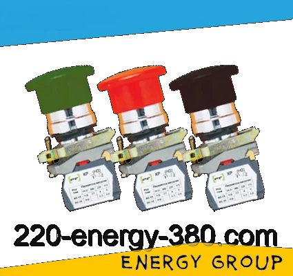 Вимикач кнопковий ВК-011 КНГ, фото 1